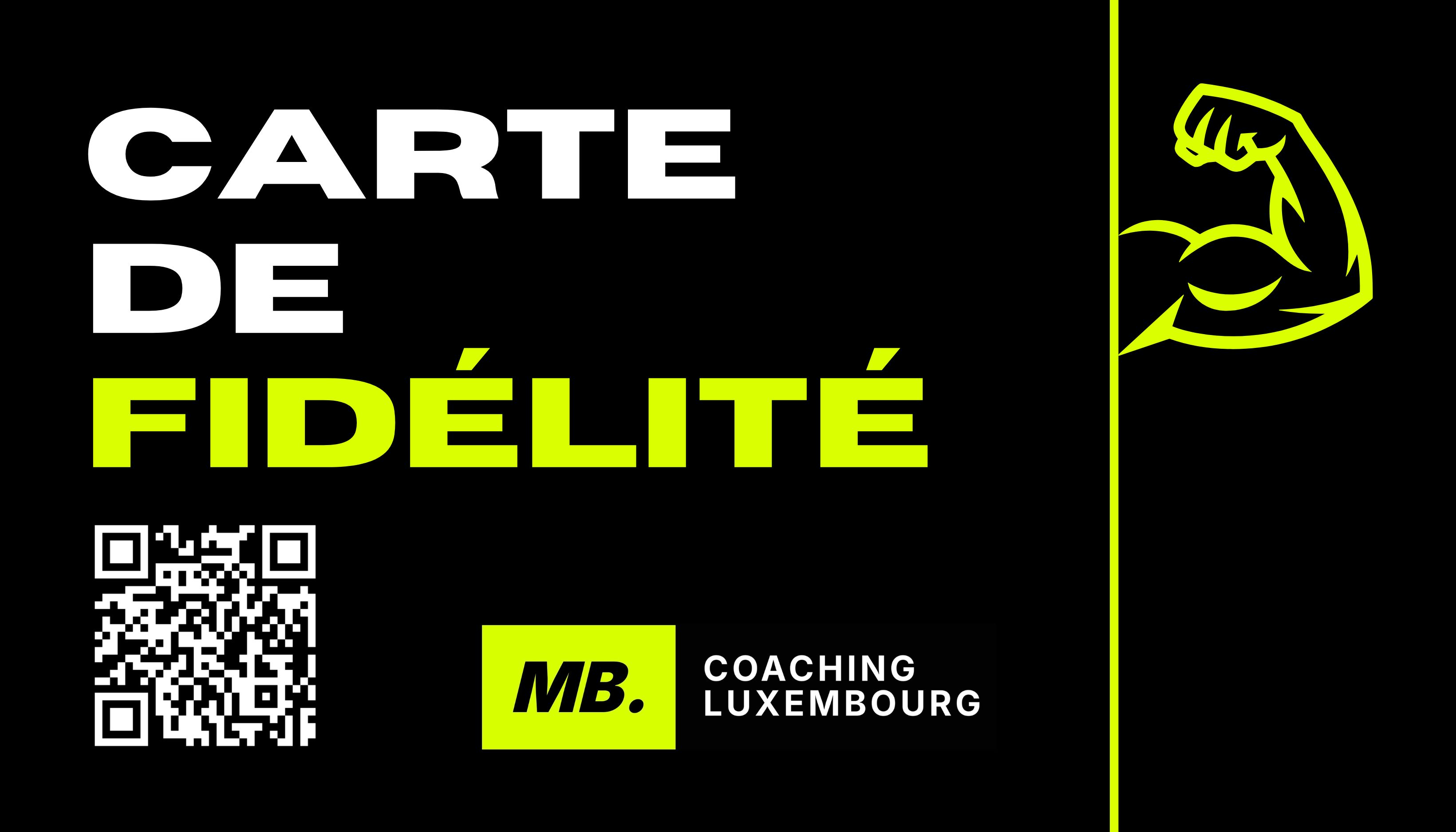 Recto Carte de Fidélité