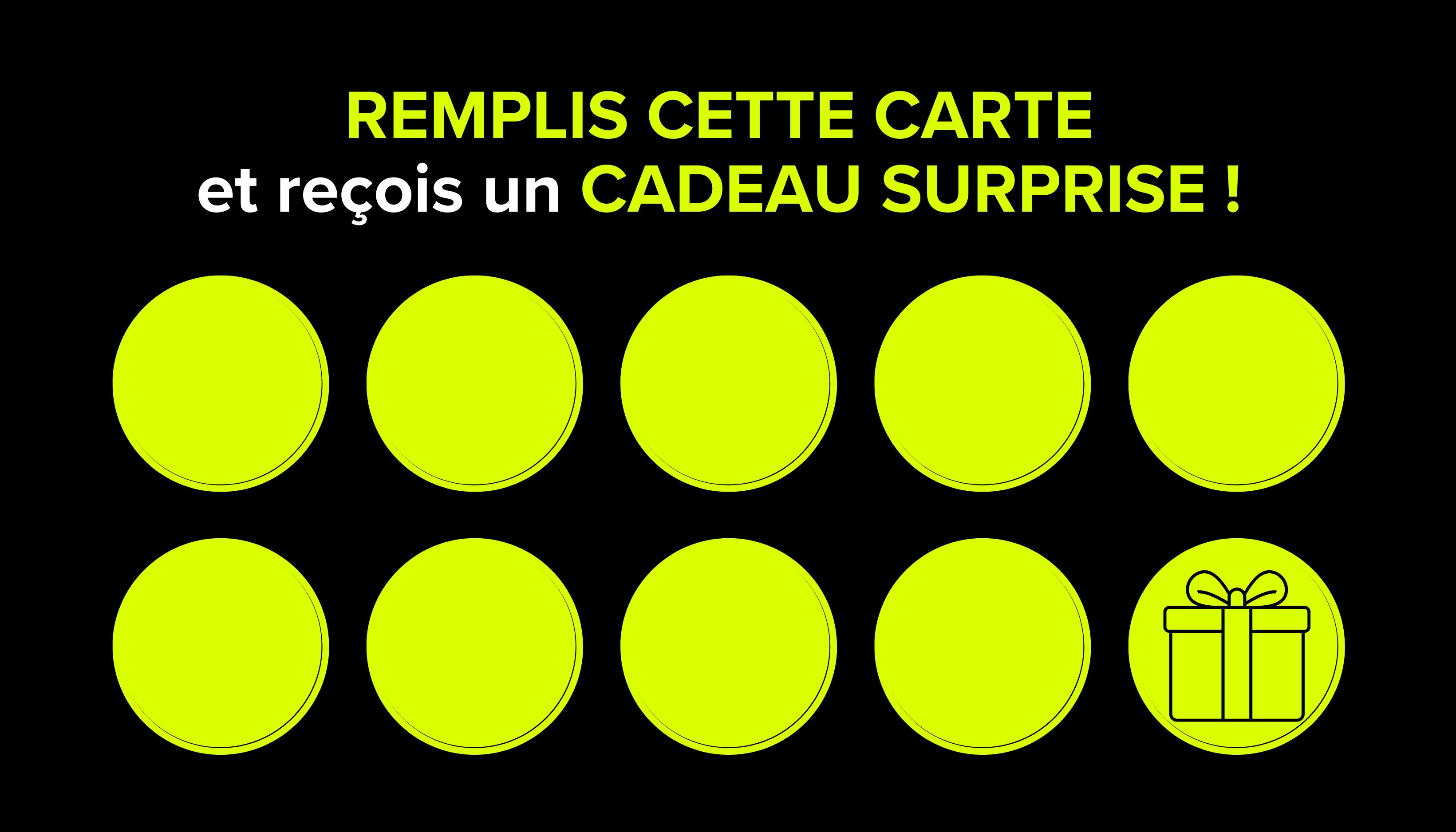 Verso Carte de Fidélité