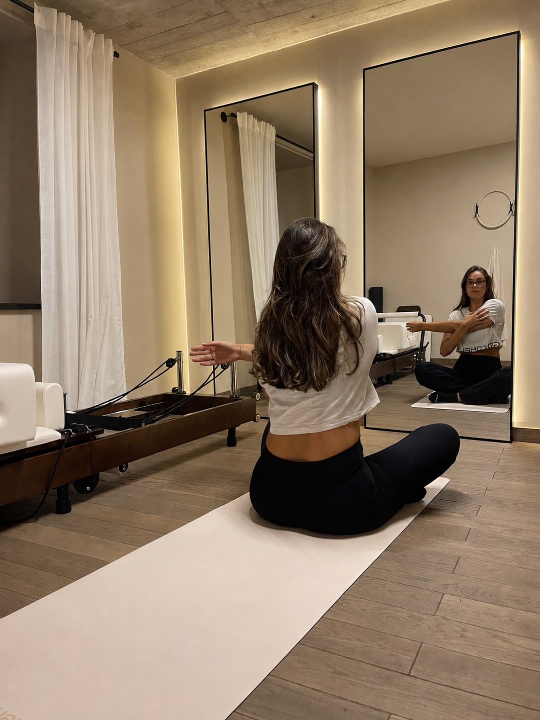 Séance de stretching